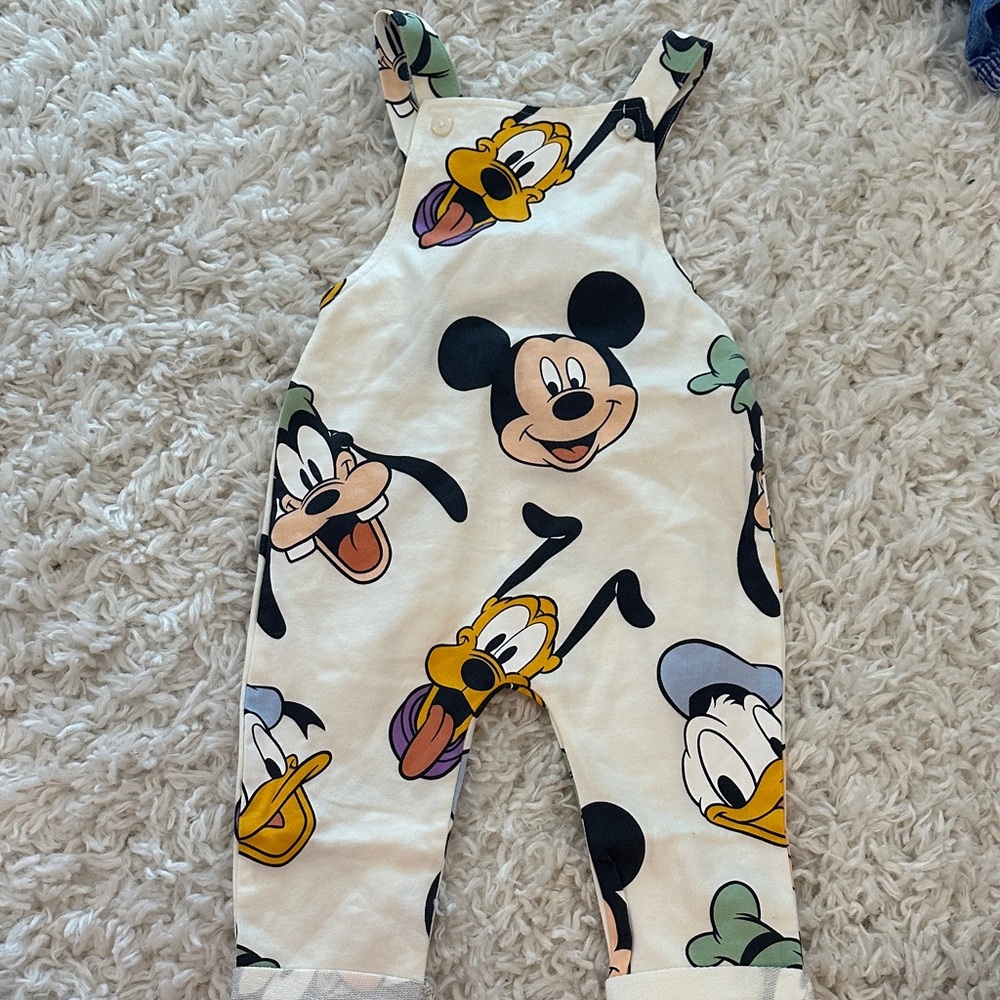 H&M Mickey Mouse Overalls